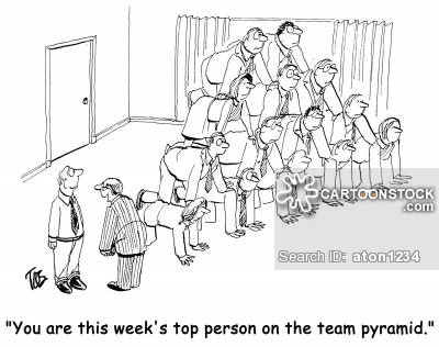 'You are this week's top person on the team pyramid.'